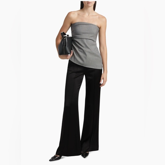 RAG & BONE Genevieve Houndstooth Wool-Blend Strapless Top Size 8 $358 NWT - Picture 1 of 11